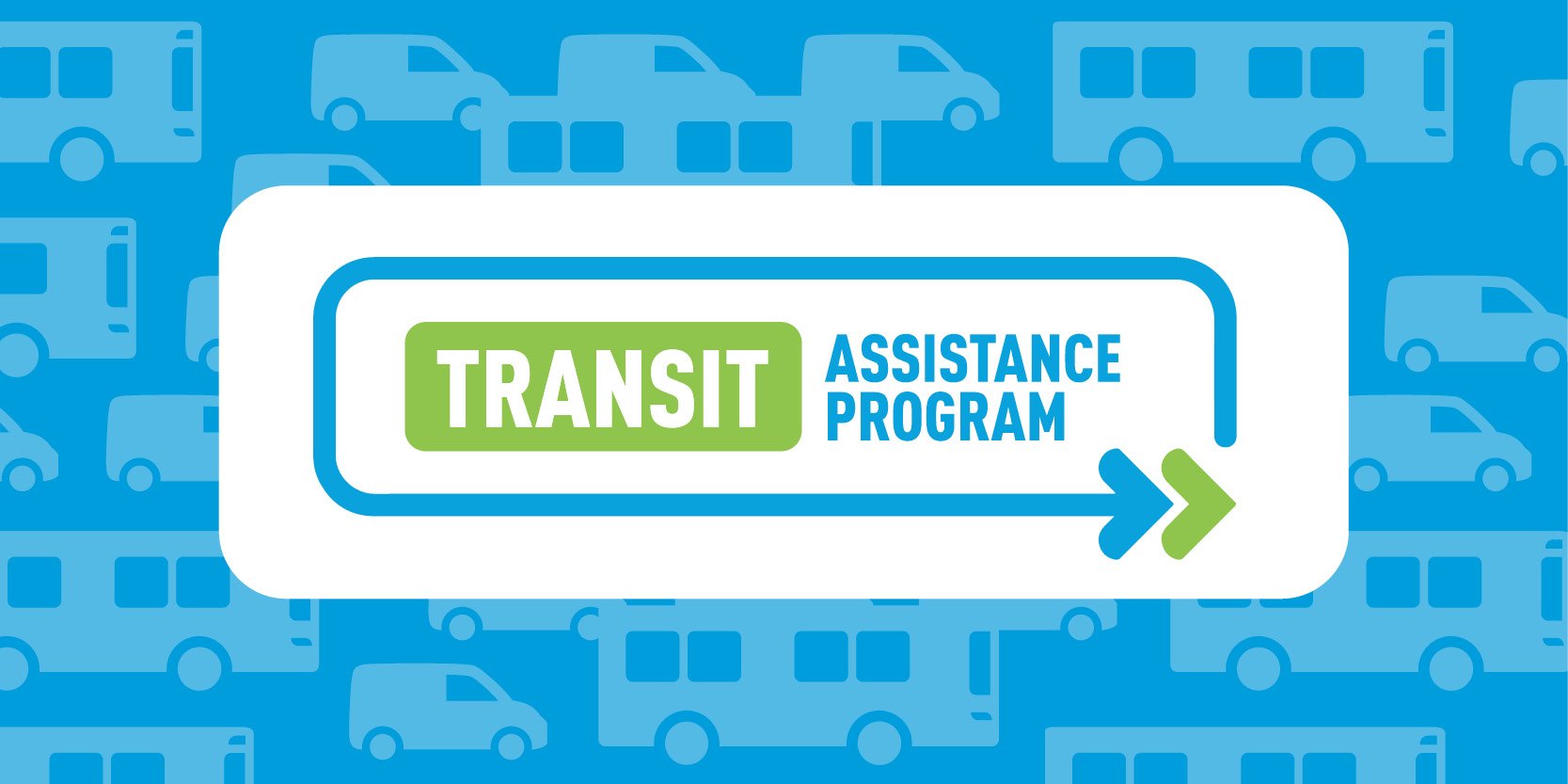 logo graphic of the Transit Assistance Program (TAP)